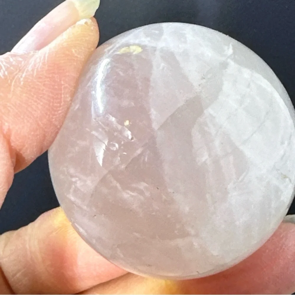 Genuine 1222.00 Cts Rose Quartz Healing Ball: 53 mm SPHERE stone rock